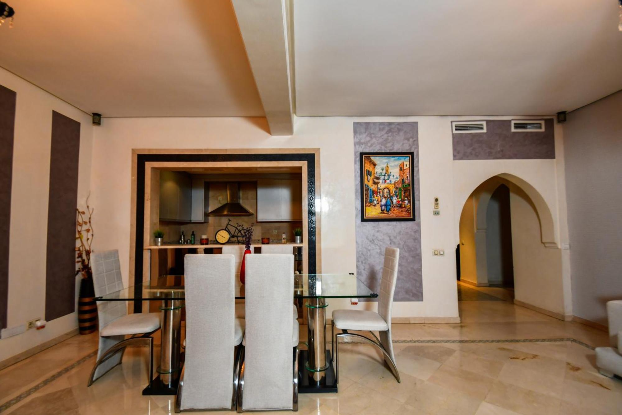 Appartement Haut Standing Gueliz Plaza Marraquexe Exterior foto