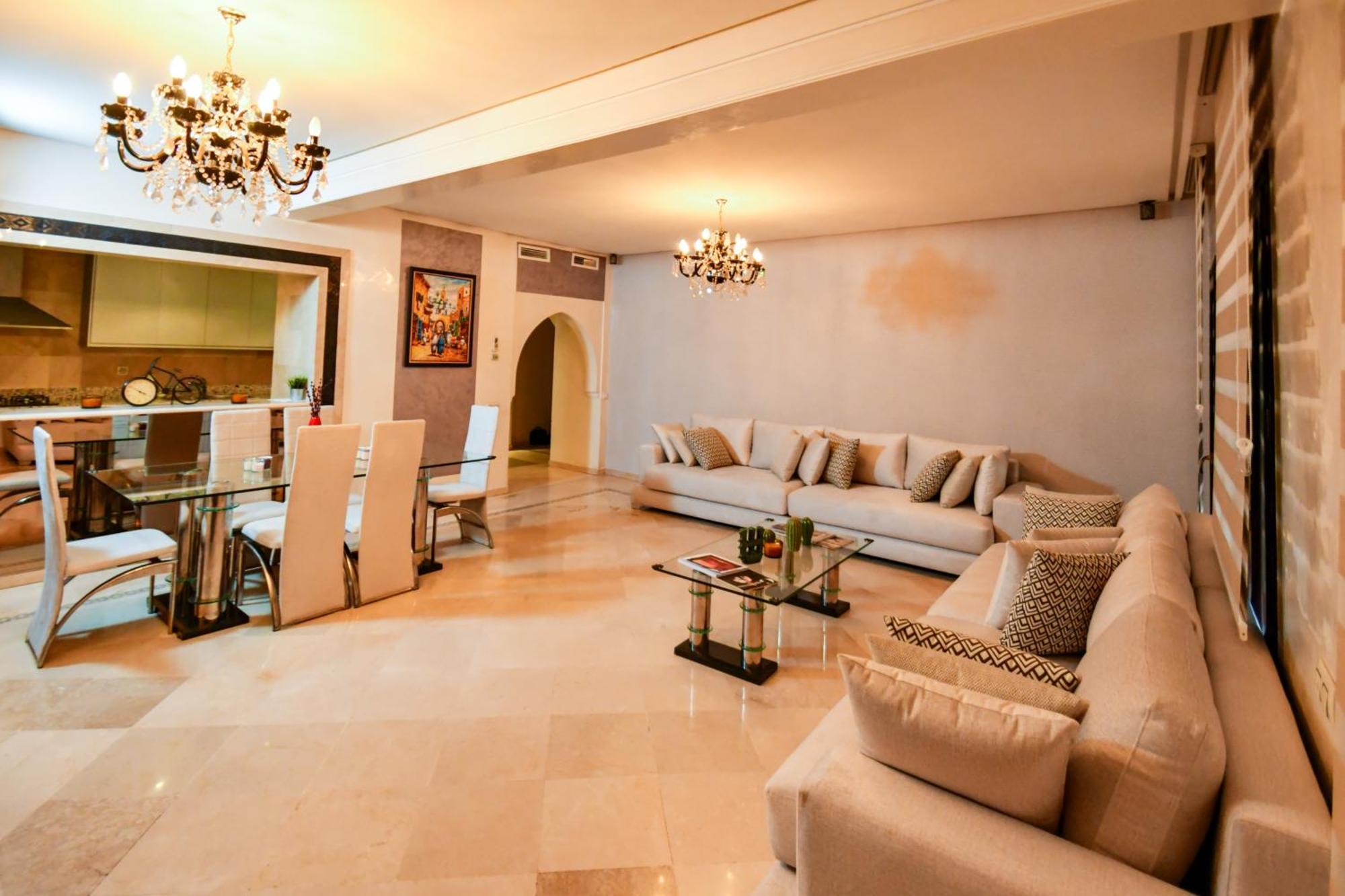 Appartement Haut Standing Gueliz Plaza Marraquexe Exterior foto